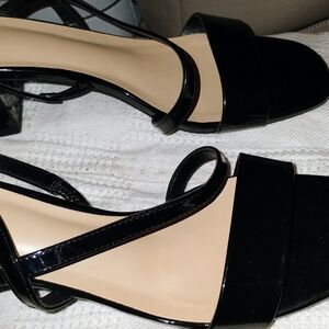Sleek Black Women's Strappy Sandals
